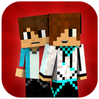 Skins Youtubers for Minecraft biểu tượng