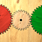 Gears logic puzzles premium icon