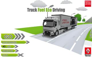 Truck Fuel Eco Driving Affiche