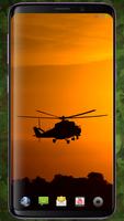 Mil Mi-24 Pattern Lock & Background Affiche