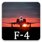 F-4 Phantom II Pattern Lock & Backgrounds icône