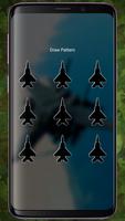 F-15 Eagle Pattern Lock & Backgrounds اسکرین شاٹ 3