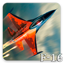 F-16 Fighting Falcon Pattern Lock & Background-APK