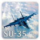 Sukhoi Su-35 Pattern Lock & Backgrounds icône