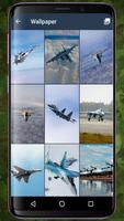 Sukhoi Su-35 Pattern Lock & Backgrounds Affiche