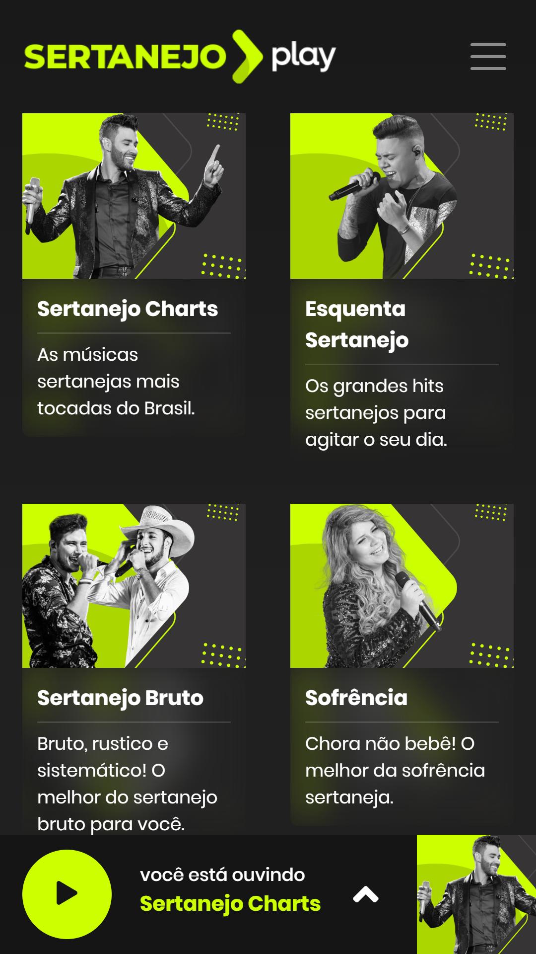 Sertanejo Play - Ouvir Música Sertaneja para Android - APK Baixar