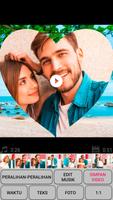 Slideshow pembuat video foto penulis hantaran