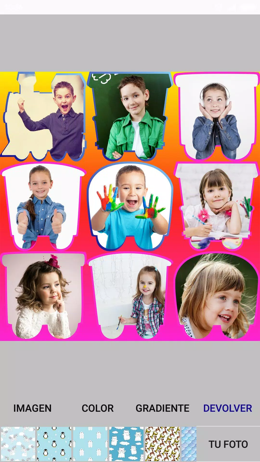 Descarga de APK de Collage para fotos de niños para Android