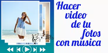 Haz un video de fotos y música