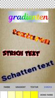 Text auf dem Foto Plakat