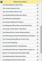 Tips Belajar Service Motor screenshot 3