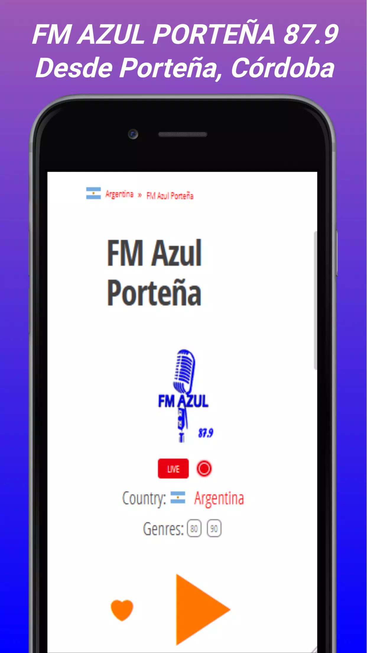 Descarga de APK de FM Azul Porteña para Android