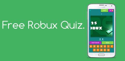 RBX Quiz - Get Some robux Plakat