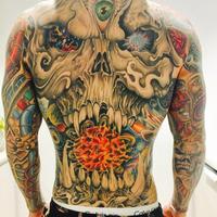 Back Tattoo Wallpaper 3 الملصق