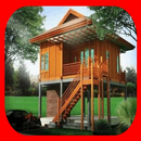 Dom Drewniany minimalistyczne  aplikacja