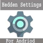 Hidden settings for android icon