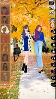 Autumn fashion game for girls poster