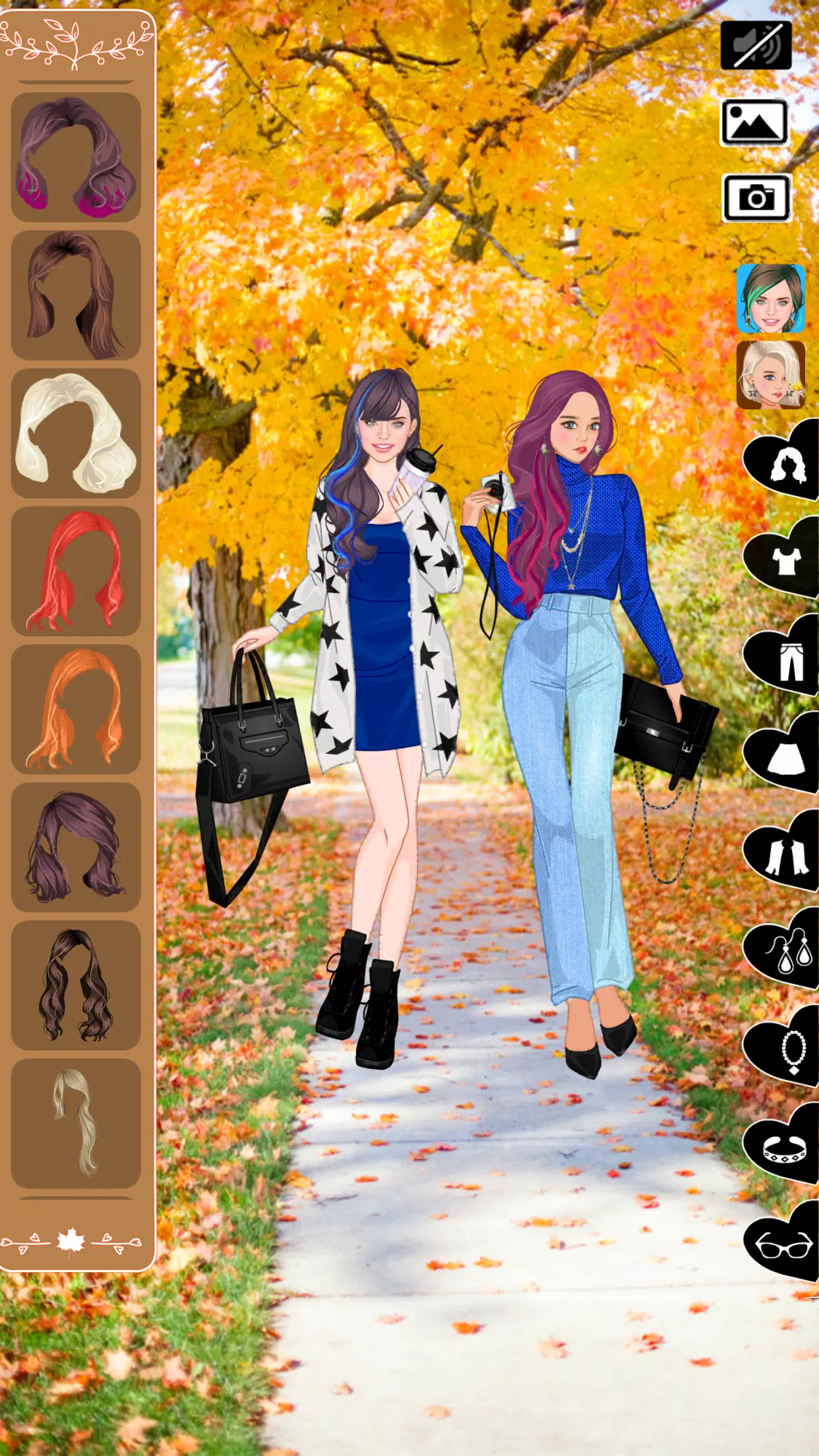 لعبة أزياء الخريف للفتيات APK للاندرويد تنزيل
