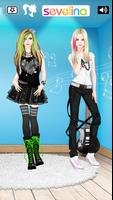 Avril Lavigne Dress up game capture d'écran 2