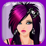 Emo dress up game icon
