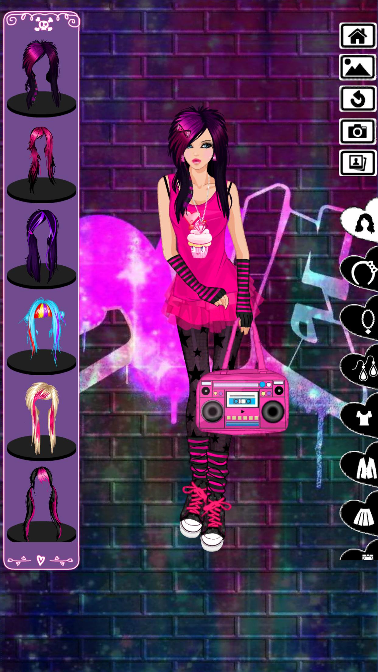 Descarga de APK de Juego de vestir emo para Android Descarga de APK de Juego de vestir emo para Android