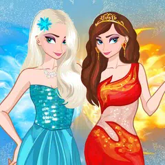 Icy or Fire dress up game APK download