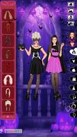 Halloween  dress up game plakat