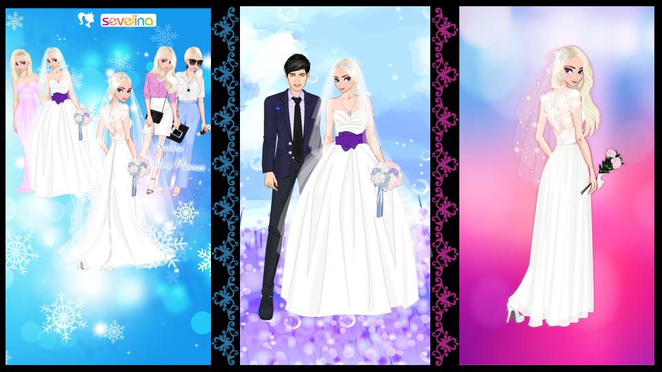 Icy Wedding Winter Frozen Bride Dress Up Game For Android Apk Download - roblox wedding dress
