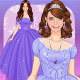 Purple princess dress up