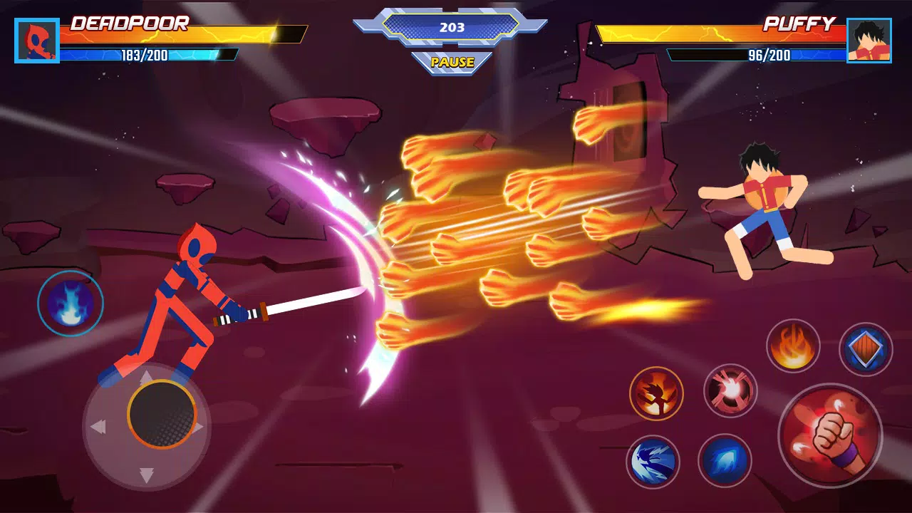 Stickman Fight Dragon Warriors for Android - Free App Download