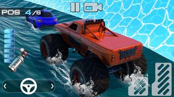 Aqua Cars Uphill Water Slide Rally 3D постер