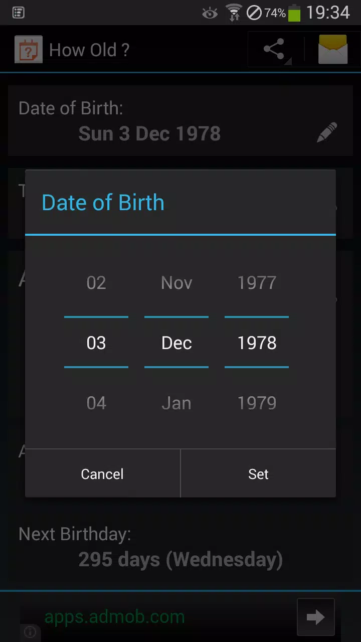 How Old Am I / Age Calculator APK do pobrania na Androida