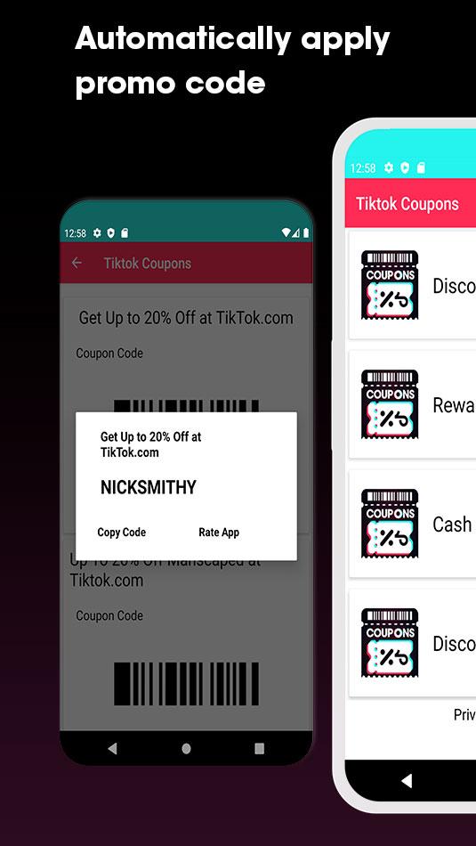 Descarga de APK de Tik Tok Coupons para Android