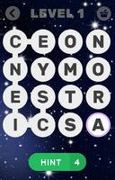 Astronomy Word Search Affiche