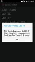 Sevenza Cell ID capture d'écran 1