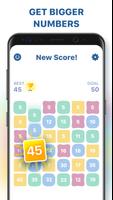 Get Fifty: Drag n Merge Numbers Game, Block Puzzle ภาพหน้าจอ 1