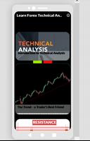 Lernen Sie die technische Forex-Analyse Plakat