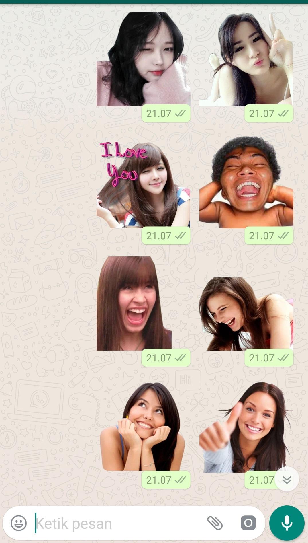 Sexy Hot Sticker For Whatsapp 스크린샷 1.