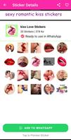 sexy romantic kiss stickers Ekran Görüntüsü 3