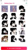 Anime Stickers Sexy +18 스크린샷 1