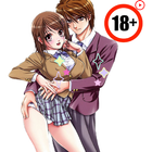 Anime Sexy Stickers +18 Zeichen