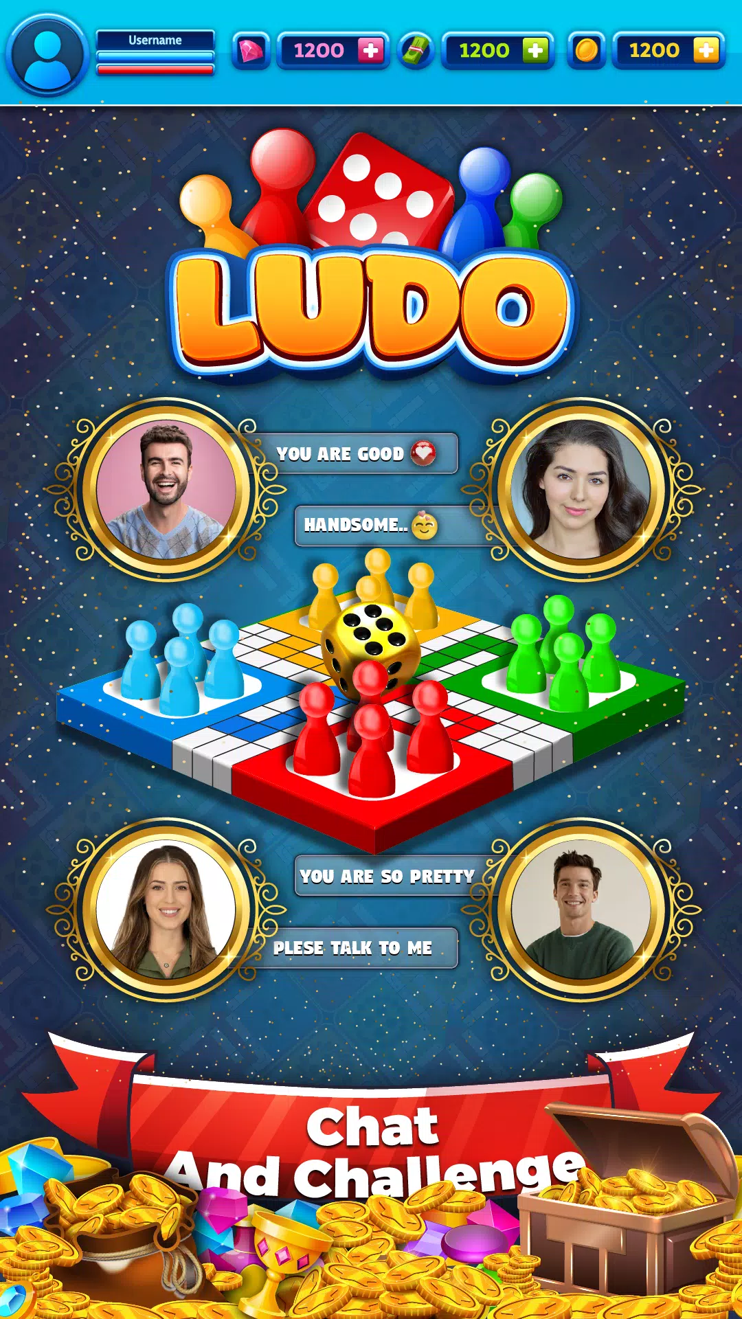 Ludo Multiplayer Challenge - Jogo Gratuito Online