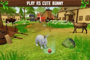 토끼 게임 - 토끼 애완 동물 게임, 토끼게임 포스터