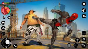 Rope Robot Hero Crime Fighter ảnh chụp màn hình 1