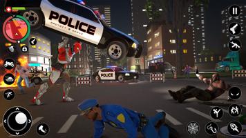 Rope Robot Hero Crime Fighter ảnh chụp màn hình 2