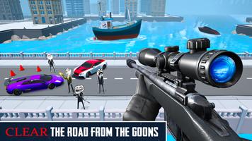Game meme: Stickman Sniper poster
