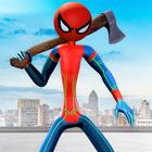 Stick Rope Hero Spider Fight icono