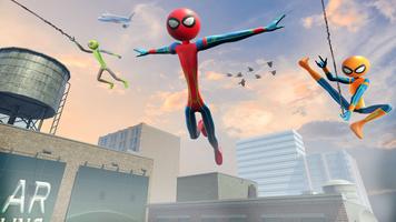Stick Rope Hero Spider Fight captura de pantalla 2