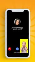 Jenna Ortega Fake Video Call Plakat