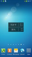 Temperature / Humidity Widget imagem de tela 1